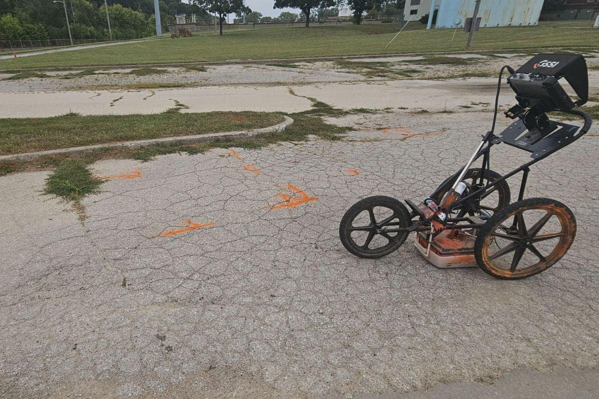 gpr concrete scanning rebar